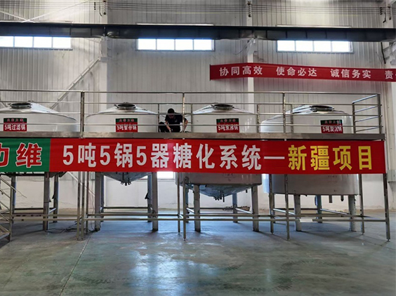和政精酿啤酒设备厂—5吨精酿啤酒设备—新疆项目